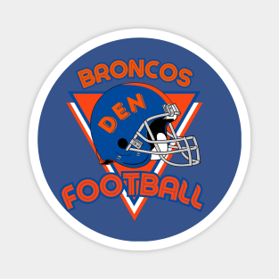 Denver Football Vintage Style Magnet